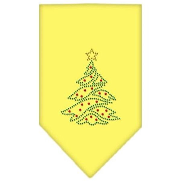 Unconditional Love Christmas Tree Rhinestone Bandana Yellow Large UN759647